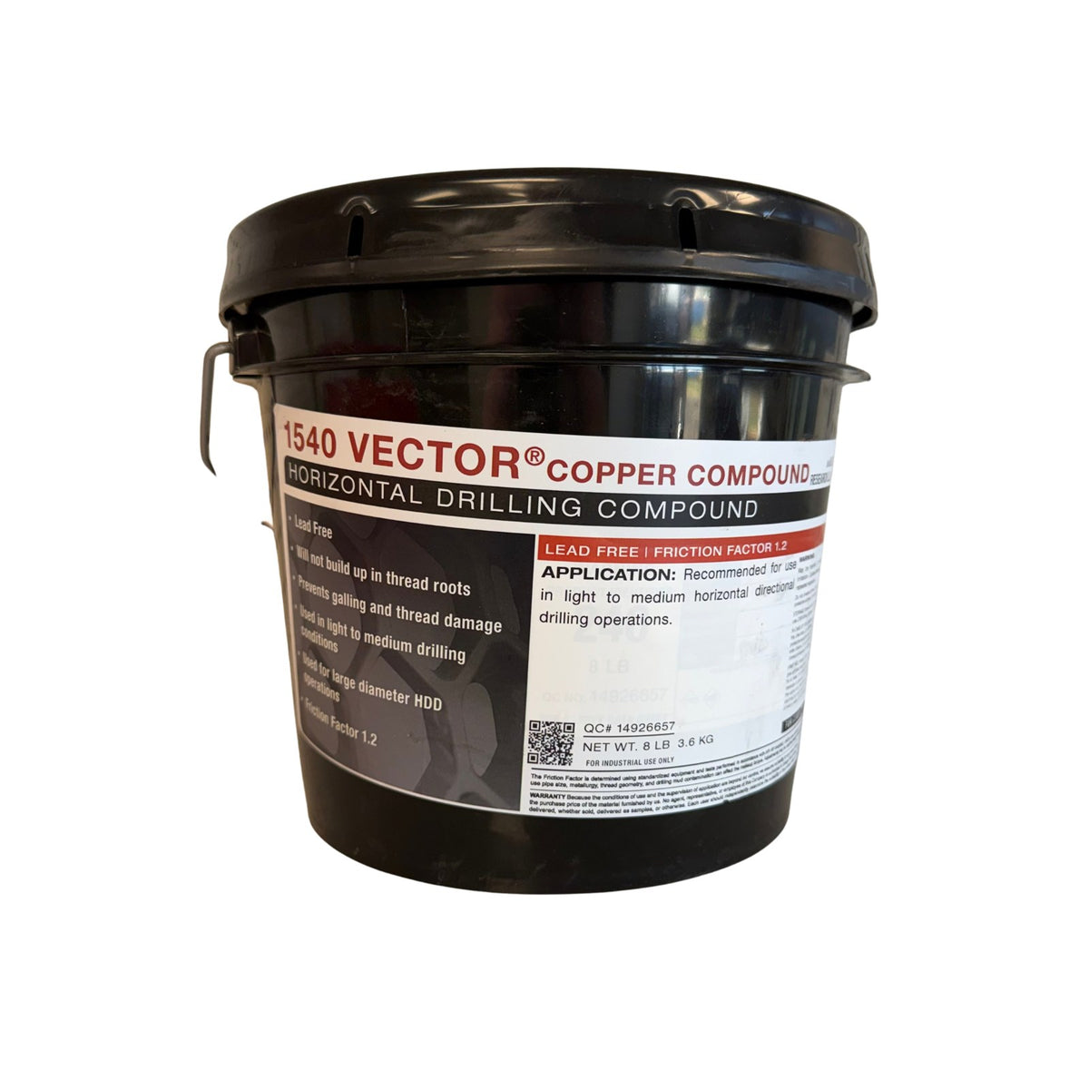 Vector 1540 Copper Compound HDD Rod Grease, 1 gal Pail (9.9 lb)