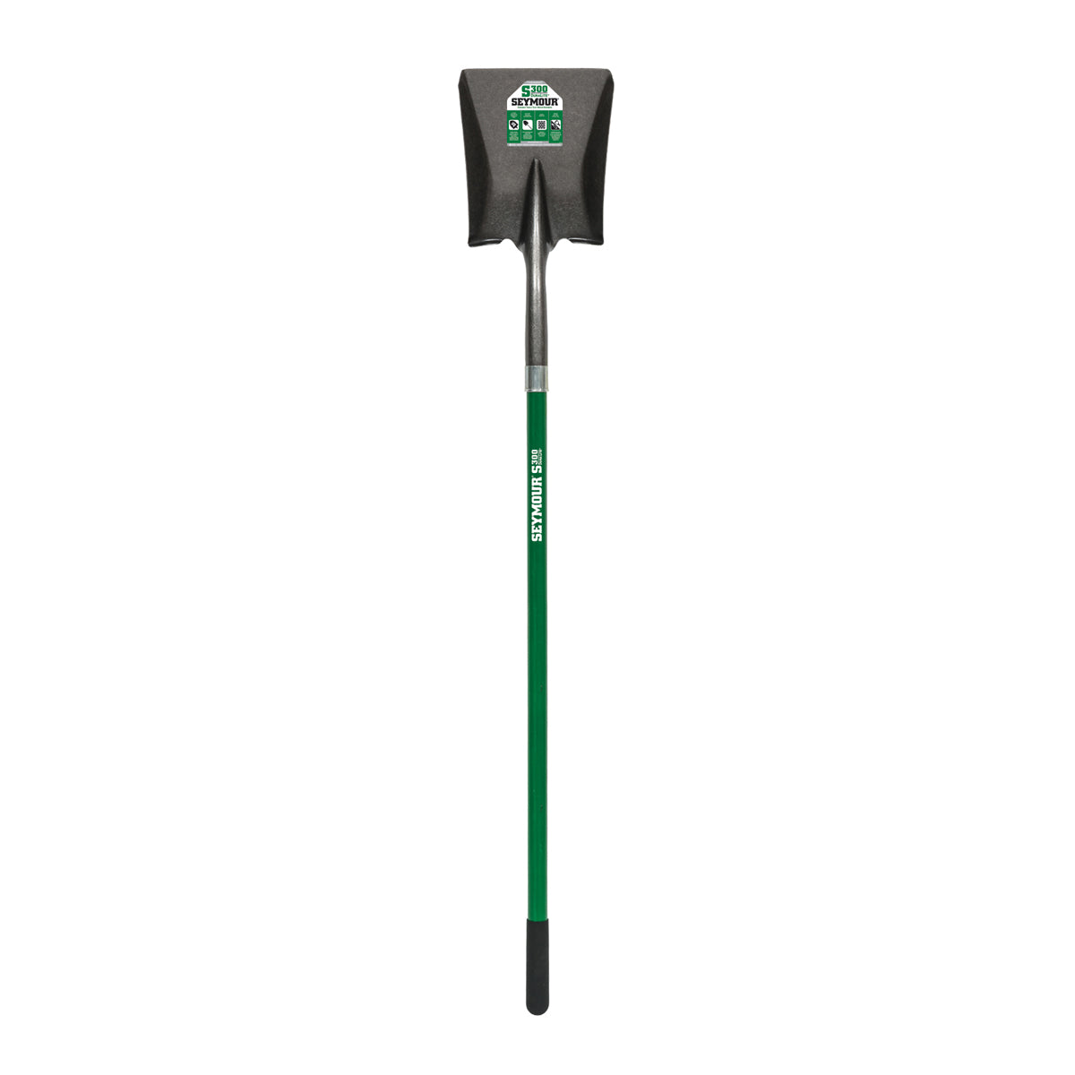 #2 Square Point Shovel, 43in Fiberglass Handle