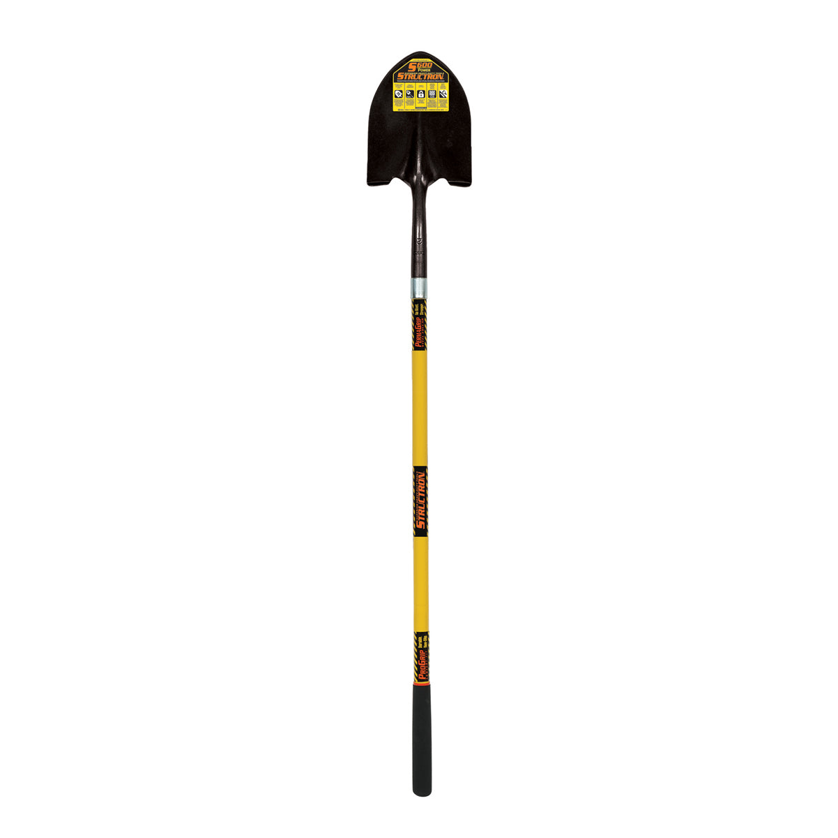 S600 #2 Round Point Shovel, 48in Fiberglass Handle