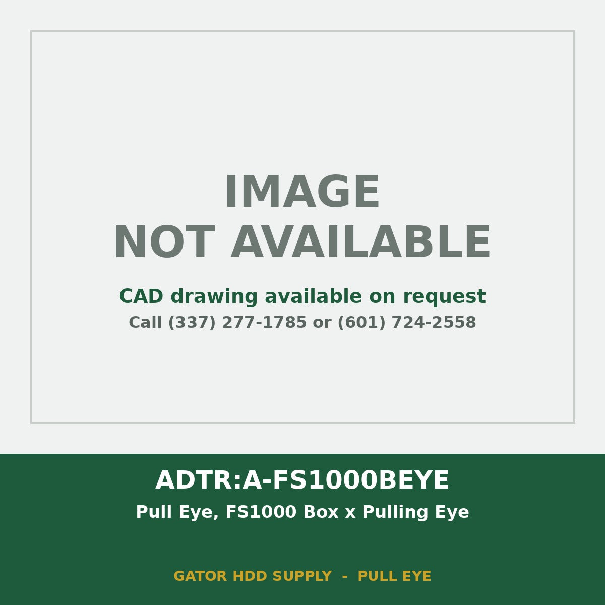ADTR:A-FS1000BEYE Pull Eye, FS1000 Box x Pulling Eye - image not available, CAD drawing on request