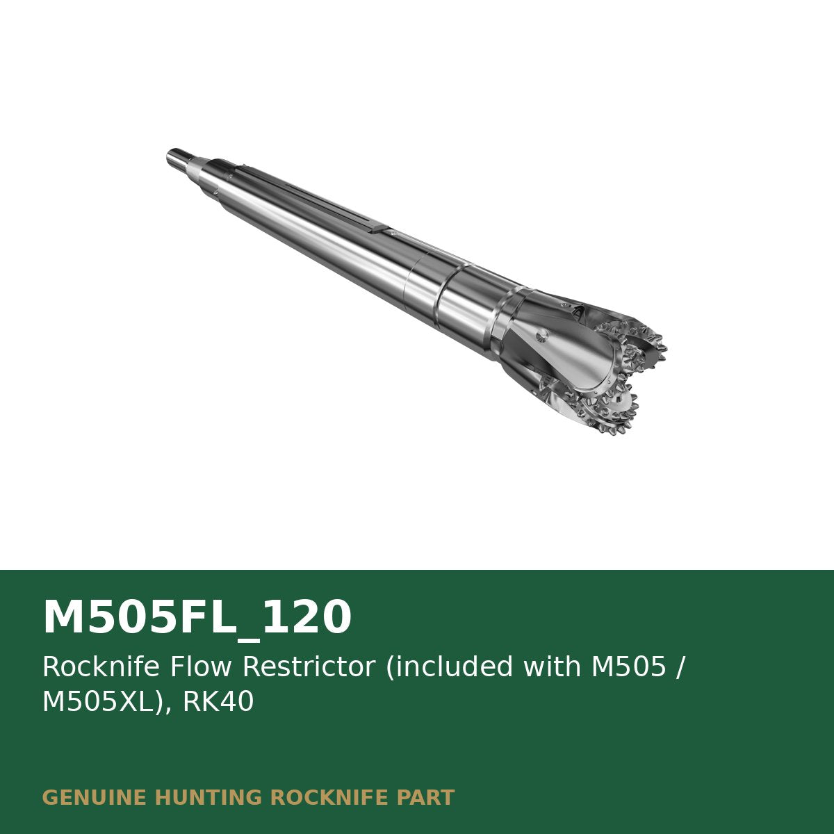 Rocknife Flow Restrictor (included with M505 / M505XL), RK40