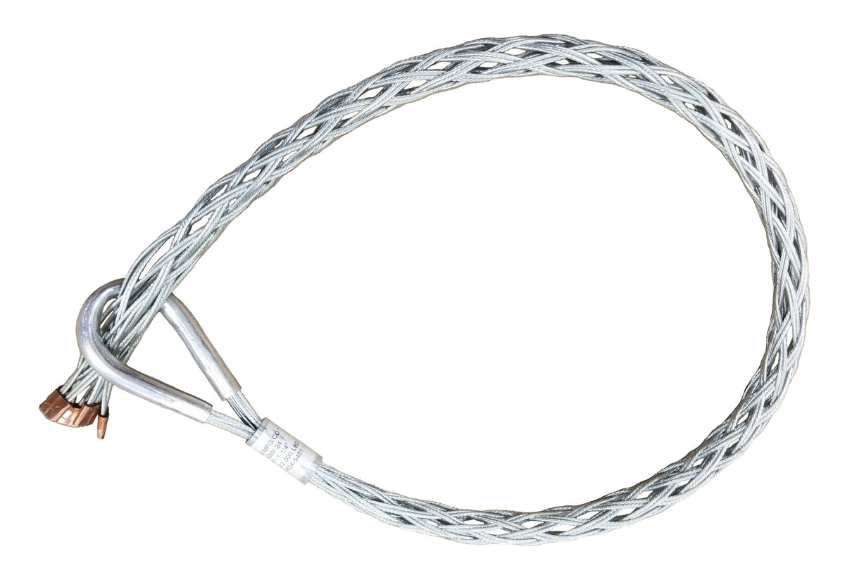 Wire mesh pulling grip