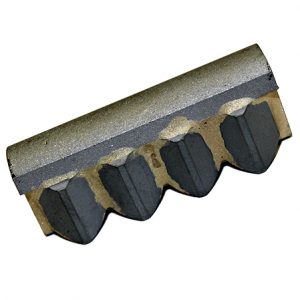 4-Cutter Carbide Tooth Block, RSB Weld-On