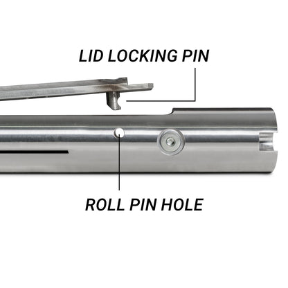 Lid locking pin
