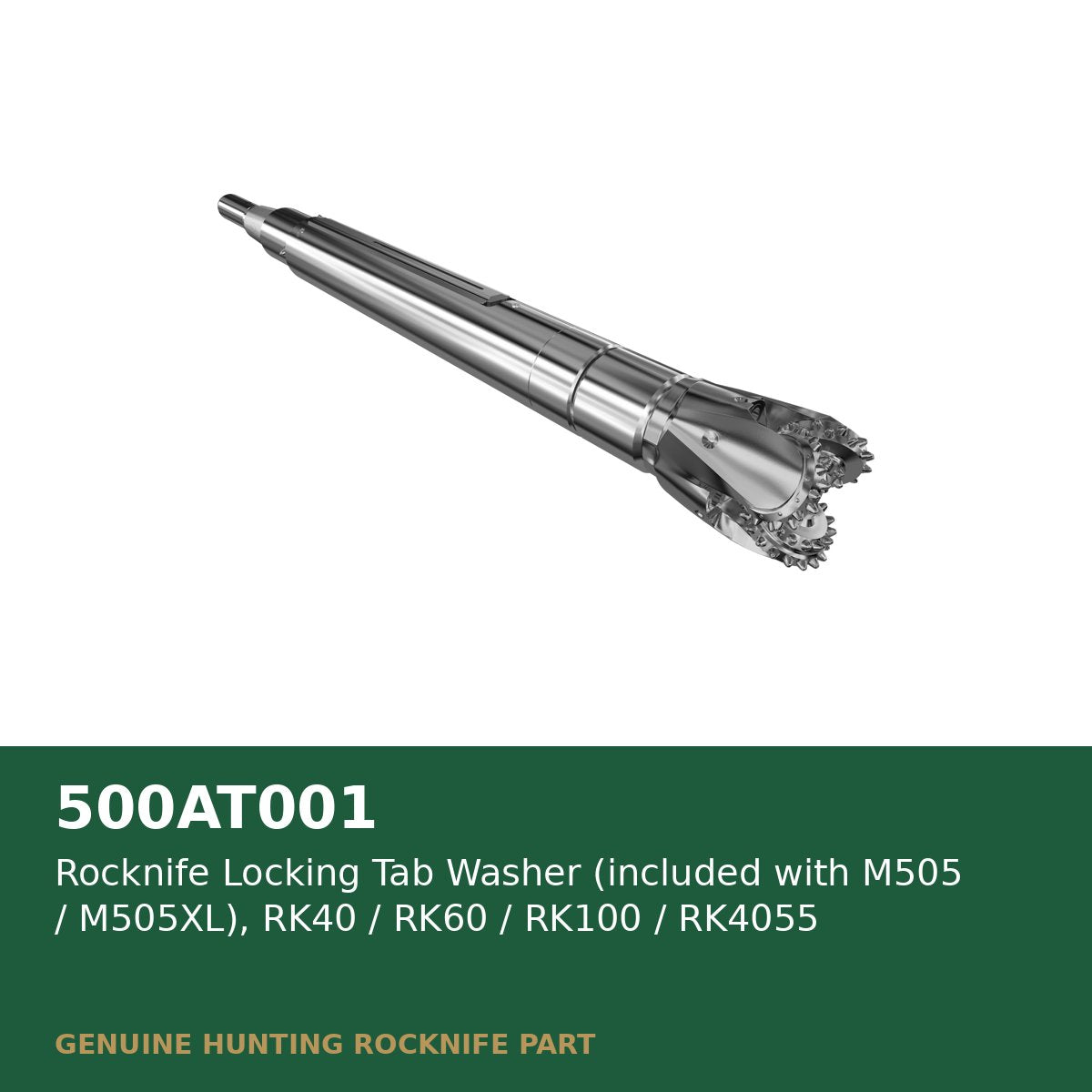 Rocknife Locking Tab Washer (included with M505 / M505XL), RK40 / RK60 / RK100 / RK4055