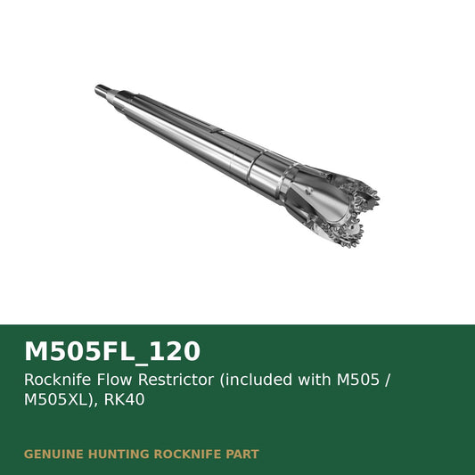 Rocknife Flow Restrictor (included with M505 / M505XL), RK40