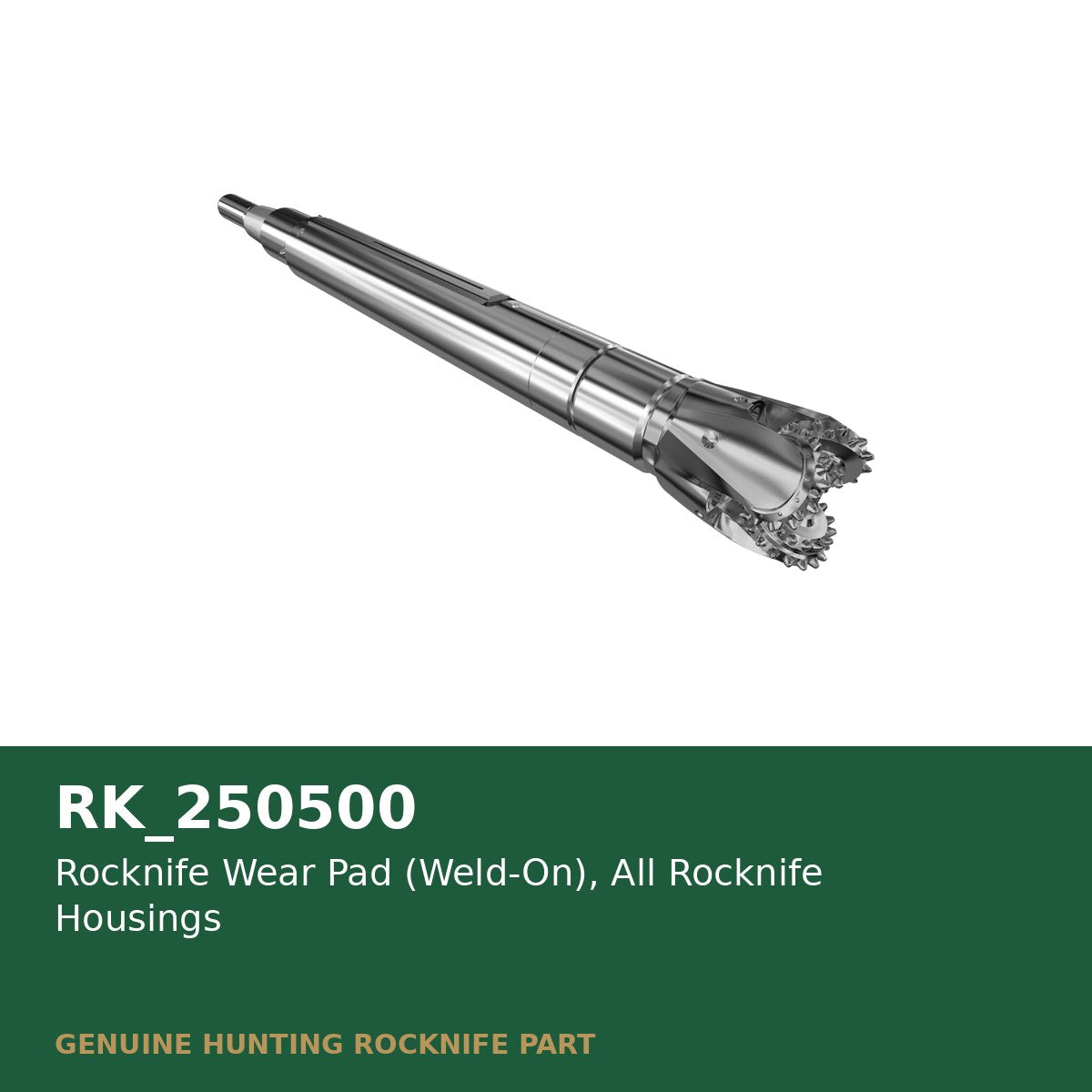 Rocknife Wear Pad (Weld-On), All Rocknife Housings