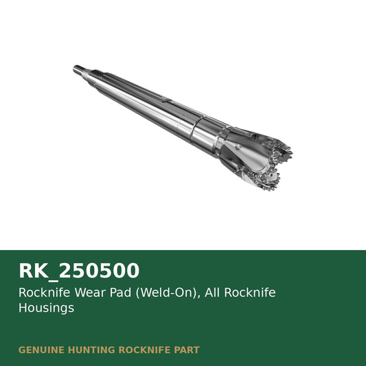 Rocknife Wear Pad (Weld-On), All Rocknife Housings