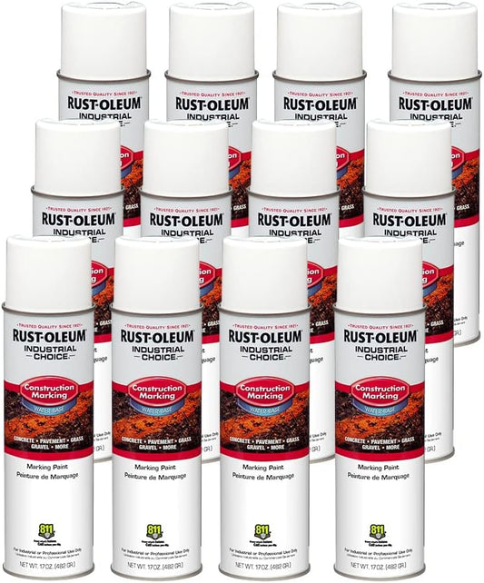 Rust-Oleum M1400 marking paint case of 12, White 264692